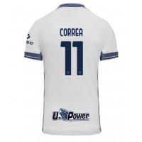 Camisa de Futebol Inter Milan Joaquin Correa #11 Equipamento Secundário 2024-25 Manga Curta